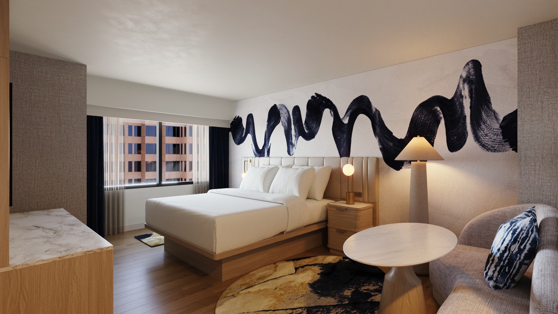 Guest Room — King Bedroom
